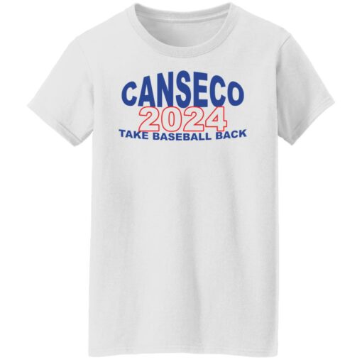 Canseco 2024 take baseball back shirt