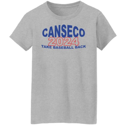 Canseco 2024 take baseball back shirt