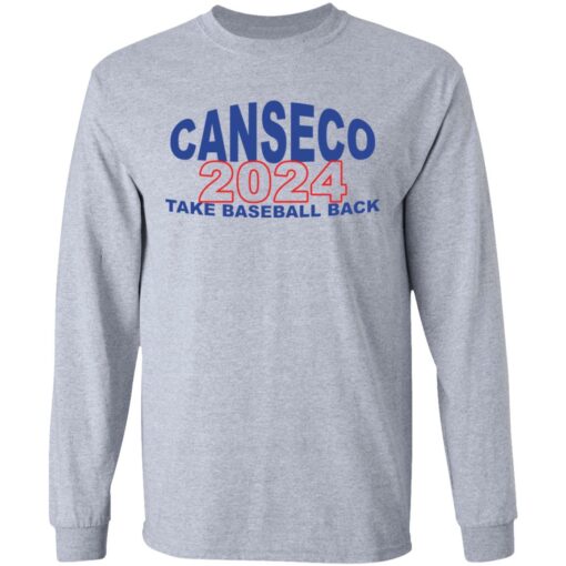 Canseco 2024 take baseball back shirt