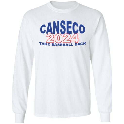 Canseco 2024 take baseball back shirt