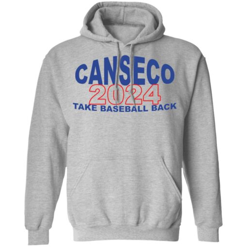 Canseco 2024 take baseball back shirt