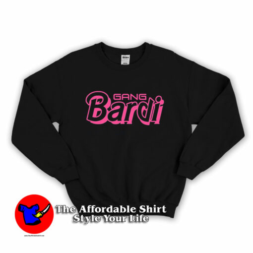 Cardi B Bardi Gang Hip Hop Graphic Sweatshirt On Sale