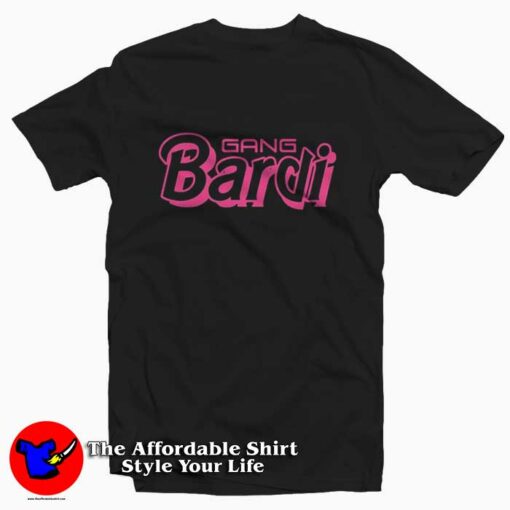 Cardi B Bardi Gang Hip Hop Graphic T-shirt On Sale