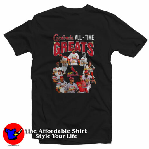 Cardinals Greats All Of Time Unisex T-Shirt On Sale