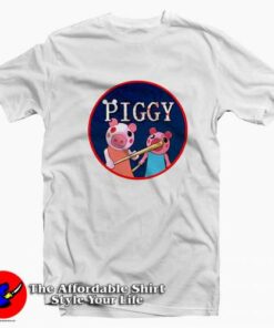 Cartoon Horror Piggy Adult Unisex T-shirt On Sale 1 Cartoon Horror Piggy Adult Unisex T shirt On Sale 2