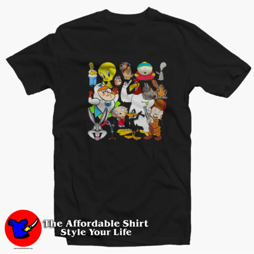 Cartoon Legend Simpsons South Park Family T-Shirt On Sale