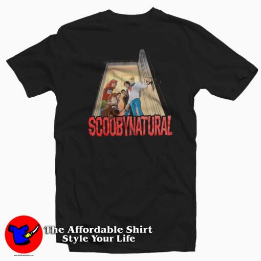 Cartoon Vintage Scoobynatural Basement T-shirt On Sale