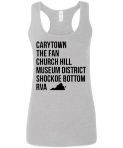 Carytown the fan church hill museum district shockoe bottom rva shirt