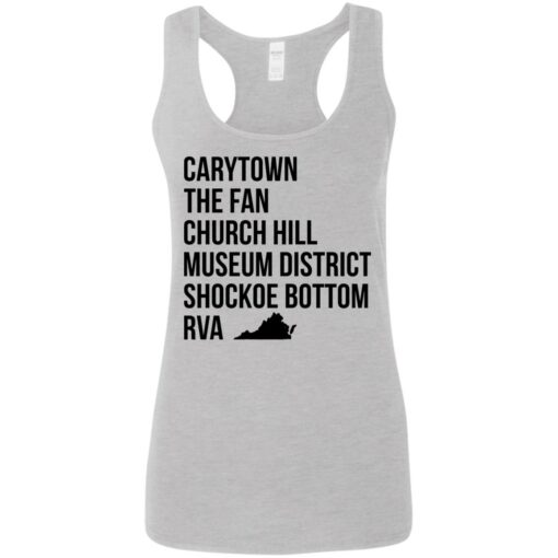 Carytown the fan church hill museum district shockoe bottom rva shirt