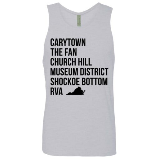 Carytown the fan church hill museum district shockoe bottom rva shirt