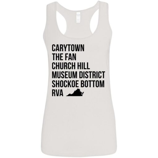 Carytown the fan church hill museum district shockoe bottom rva shirt