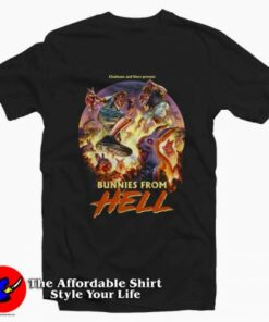 Chainsaw And Dave Present Bunnies From Hell T-Shirt On Sale