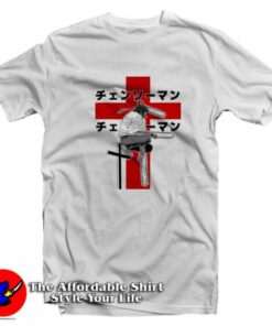 Chainsaw Devil Hybrid  In Cross Unisex T-Shirt On Sale
