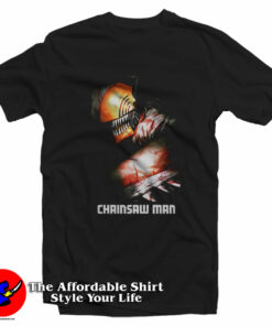 Chainsaw Man Dark Shadow Graphic T-Shirt On Sale