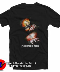 Chainsaw Man Dark Shadow Graphic T-Shirt On Sale