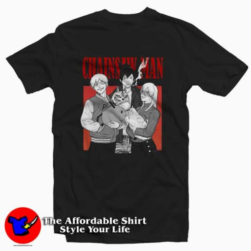 Chainsaw Man Three Devil Hunters Graphic T-Shirt On Sale