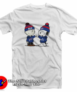 Charlie Brown And Snoopy NFL Buffalo Bills Football T Shirt 2