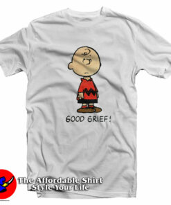 Charlie Brown Peanuts Good Grief Vintage T Shirt On Sale 1