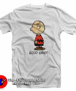 Charlie Brown Peanuts Good Grief Vintage T Shirt On Sale 2