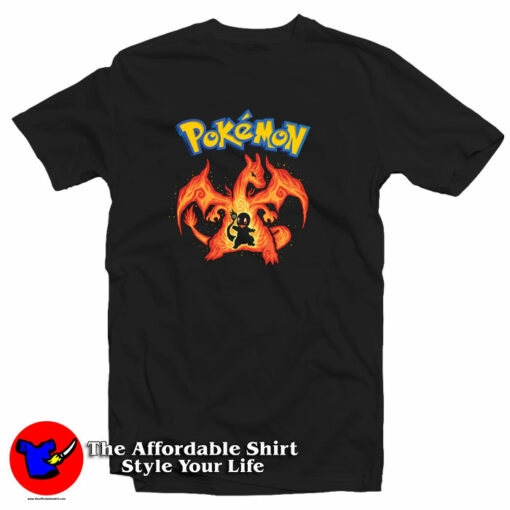 Charmander Evolution Pokemon T-Shirt