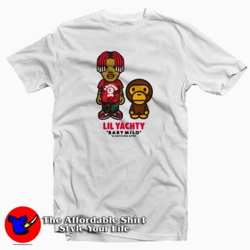 Cheap BAPE Baby Milo x Lil Yachty T-Shirt BAPE  Collection