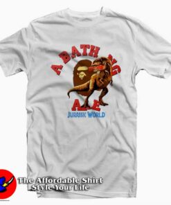 Cheap BAPE x Jurassic World Raptor Unisex T-shirt On Sale