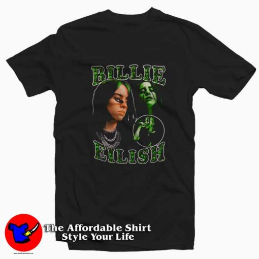 Cheap Billie Eilish Rock Pop Unisex T-shirt On Sale