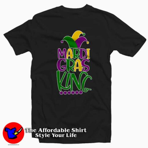 Cheap Mardi Grass King T-Shirt For Gift Mardi Grass