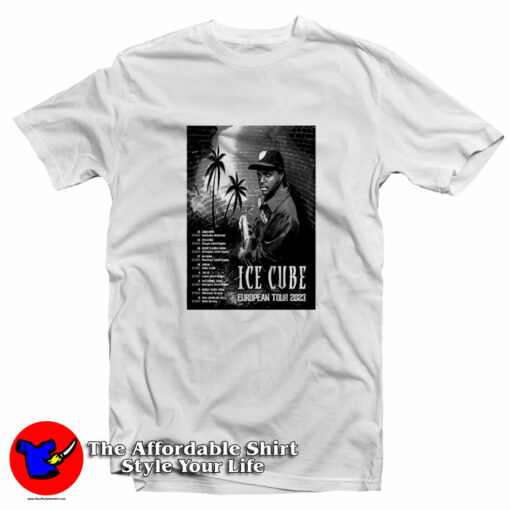 Check Out Our European Tour 2023 Poster For Ice Cube T-Shirt