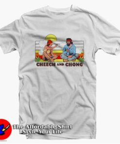 Cheech And Chong Sunset Smoke Buds T shirt On Sale 2