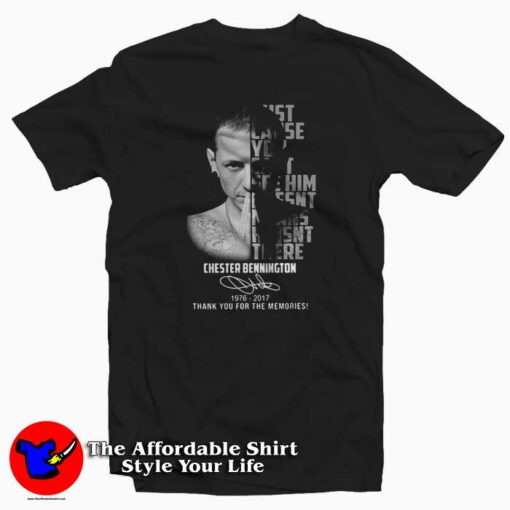 Chester Bennington Just cCause Can’t See him T-Shirt