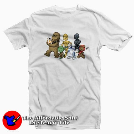 Chewie Yoda R2d2 Porg Star Wars Unisex T-Shirt Cheap