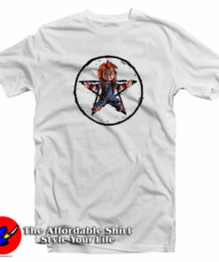 Child's Play Chucky Pentagram T-Shirt 1 Childs Play Chucky Pentagram T Shirt 2