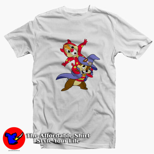 Chip & Dale Cute Cartoon Vintage Unisex T-Shirt On Sale