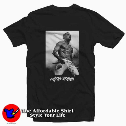 Chris Brown American Singer Graphic T-shirt On Sale