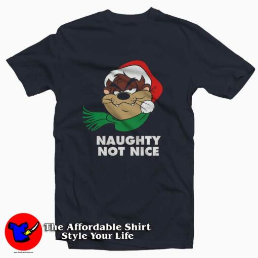 Christmas Looney Tunes Tasmanian Devil T-shirt On Sale