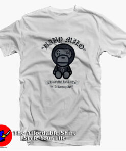 Chrome Hearts x Bape Baby Milo Unisex T Shirt On Sale 1