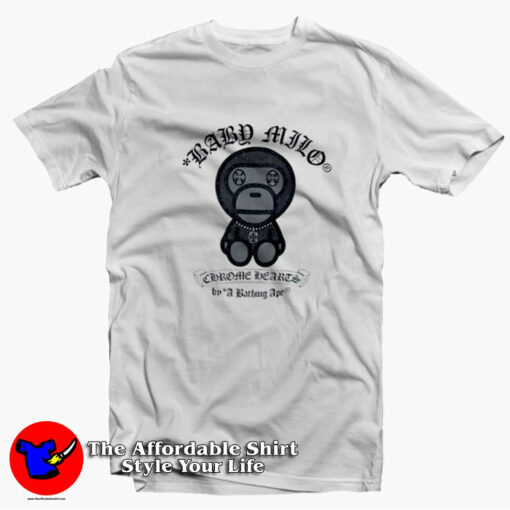 Chrome Hearts x Bape Baby Milo Unisex T-Shirt On Sale