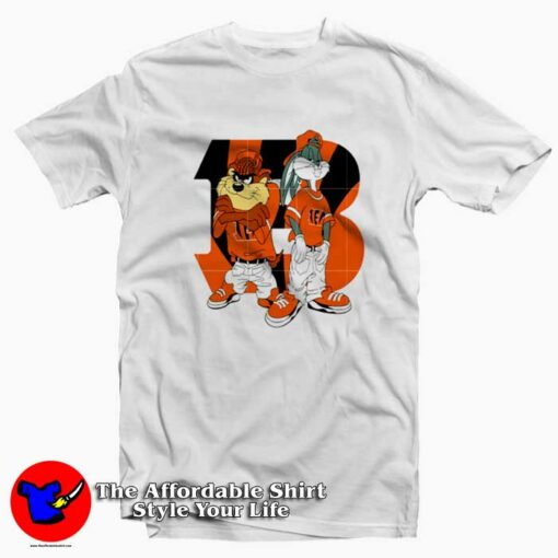 Cincinnati Bengals Looney Tunes Unisex T-shirt On Sale