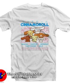 Cinnamoroll Family Strawberries Graphic T-Shirt On Sale Cinnamoroll Family Strawberries Graphic T-Shirt On Sale