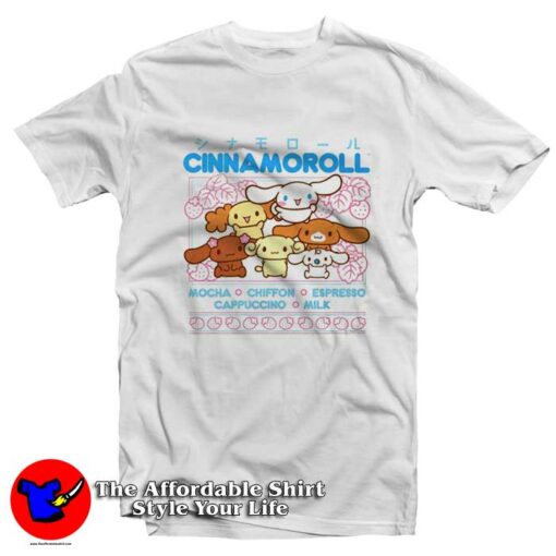 Cinnamoroll Family Strawberries Graphic T-Shirt On Sale