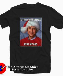 Clark Griswold Kiss My Ass Christmas Vacation T-shirt On Sale Clark Griswold Kiss My Ass Christmas Vacation T-shirt On Sale