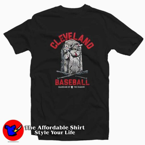 Cleveland Baseball Guardians Of The Diamond T-shirt On Sale