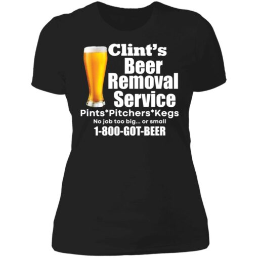 Clint’s beer removal service pints pitchers kegs shirt