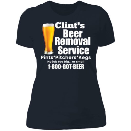 Clint’s beer removal service pints pitchers kegs shirt