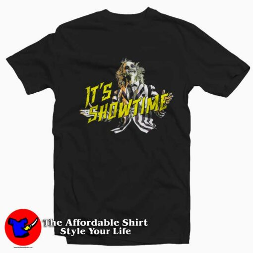 Clown Beetlejuice It’s Showtime Unisex T-shirt On Sale