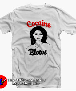 Cocaine Blows Hollywood Funny Unisex T shirt On Sale 1