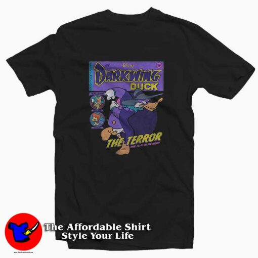 Comic Book Cover Darkwing Duck Vintage T-shirt On Sale
