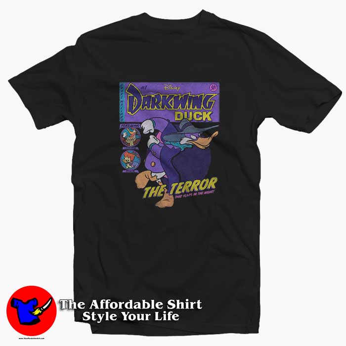 Comic Book Cover Darkwing Duck Vintage T-shirt On Sale Comic Book Cover Darkwing Duck Vintage T-shirt On Sale