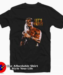 Commando Arnold Schwarzenegger Lets Party T shirt On Sale 2